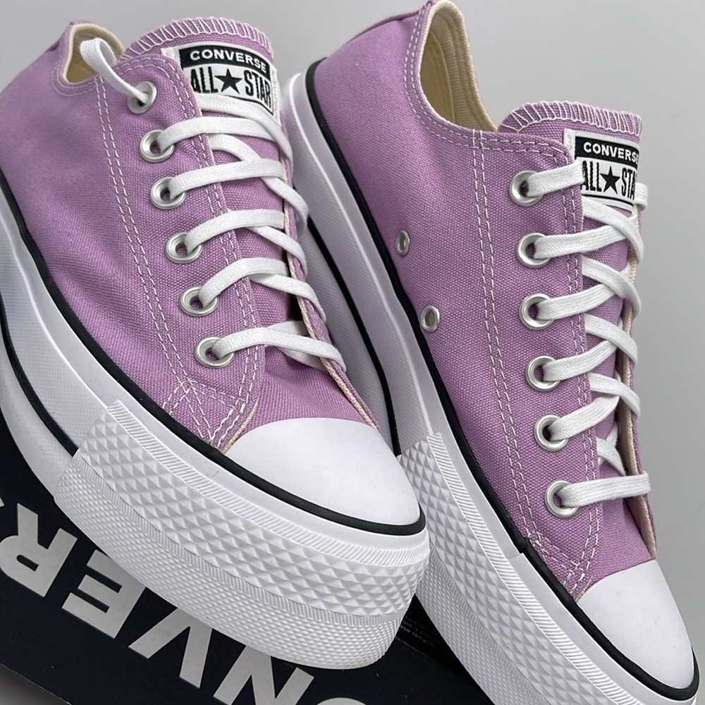 Converse WMNS A09394F CTAS LIFT OX
CLASSIC AMETHYST/WHITE/BLACK Platforms Snkrs - Picture 6 of 16